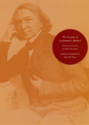 The Genesis of Lachmann's Method (Hardback)