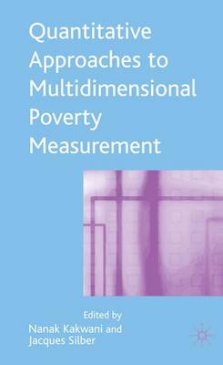 Quantitative Approaches to Multidimensional Poverty Measurement (Hardback)