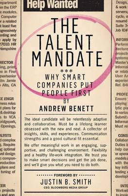 Talent Mandate: Why Smart Companies Put People First (Hardback)