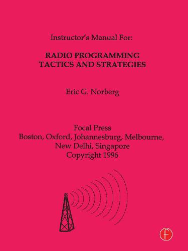 Radio Programming Tactics and Strategies (Paperback)