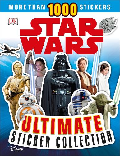 4 sheets= 300 stickers! Disney Star Wars Sticker Book 