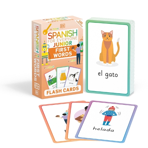 Spanish for Everyone Junior First Words Flash Cards by DK | Waterstones