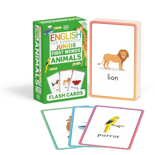 English for Everyone Junior First Words Animals Flash Cards by DK ...