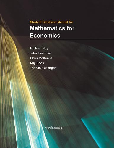 Student Solutions Manual for Mathematics for Economics (Paperback)