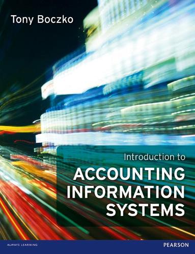 Introduction to Accounting Information Systems (Paperback)