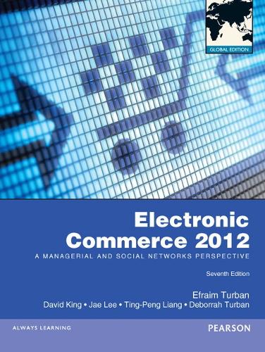 Electronic Commerce 2012 Global Edition Turban