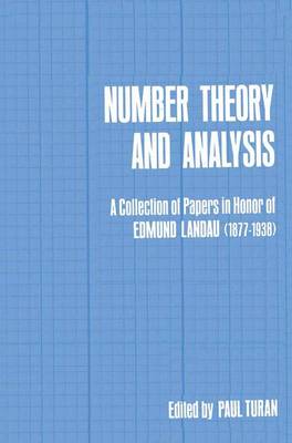 Number Theory and Analysis (Hardback)
