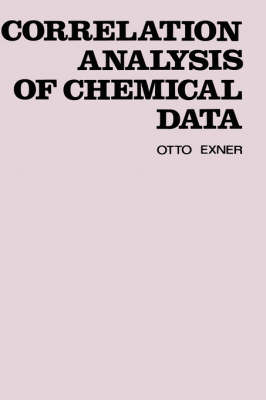 Correlation Analysis of Chemical Data (Hardback)