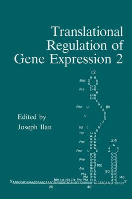 Translational Regulation of Gene Expression: v. 2 (Hardback)