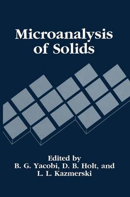 Microanalysis of Solids (Hardback)