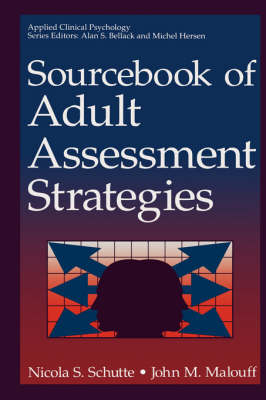 Sourcebook of Adult Assessment Strategies - NATO Science Series B (Hardback)