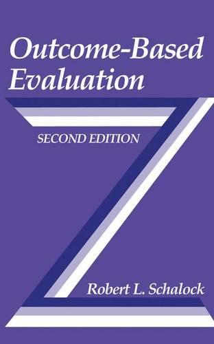 Outcome-Based Evaluation (Hardback)