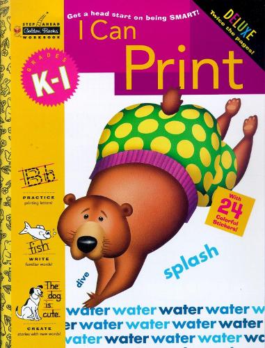 Sadx:I Can Print-Grades K-1 (Paperback)
