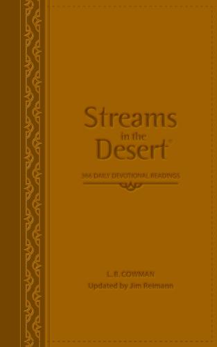 Streams in the Desert: 366 Daily Devotional Readings (Leather / fine binding)