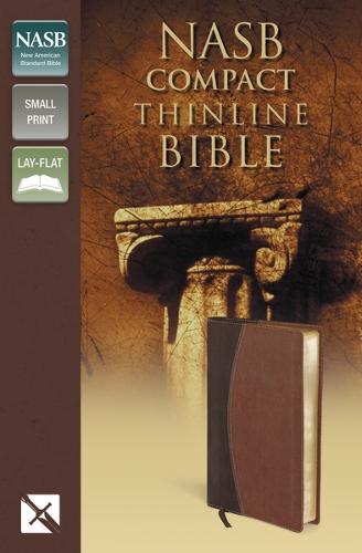 NASB, Thinline Bible, Compact, Leathersoft, Brown, Red Letter Edition (Leather / fine binding)