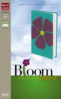 NKJV, Bloom Collection Bible, Leathersoft, Purple, Red Letter Edition (Leather / fine binding)