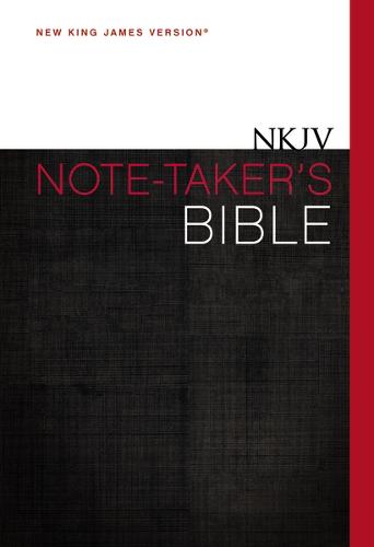 NKJV, Note-Taker's Bible, Hardcover, Red Letter Edition (Hardback)