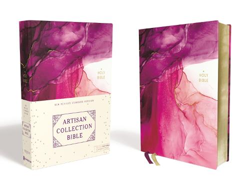 NRSV, Artisan Collection Bible, Cloth over Board, Pink, Art Gilded Edges, Comfort Print (Hardback)