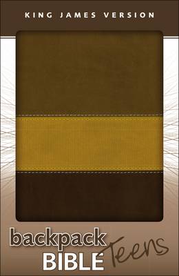 KJV, Backpack Bible for Teens, Leathersoft, Brown (Leather / fine binding)