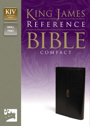 KJV, Reference Bible, Compact, Imitation Leather, Black, Red Letter Edition (Leather / fine binding)
