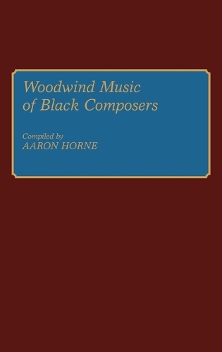 Woodwind Music of Black Composers - Music Reference Collection (Hardback)