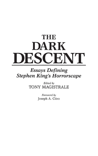 The Dark Descent: Essays Defining Stephen King's Horrorscape (Hardback)