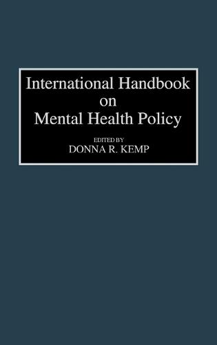 International Handbook on Mental Health Policy (Hardback)