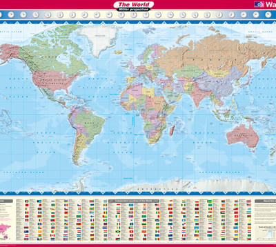 Miller World Wall Map - OS Wall Map Sheet 1 (Sheet map, flat)