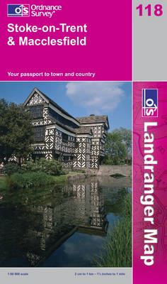 Stoke-on-Trent and Macclesfield - OS Landranger Map Sheet 118 (Sheet map, folded)