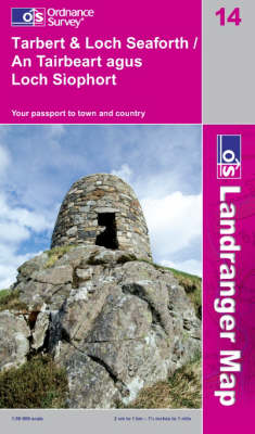 Tarbert and Loch Seaforth - OS Landranger Map Sheet 14 (Sheet map, folded)