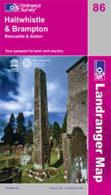 Haltwhistle and Brampton, Bewcastle and Alston - OS Landranger Map Sheet 86 (Sheet map, folded)