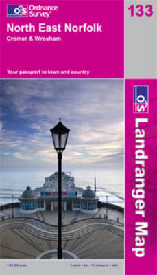 North East Norfolk, Cromer and Wroxham - OS Landranger Map Sheet 133 (Sheet map, folded)