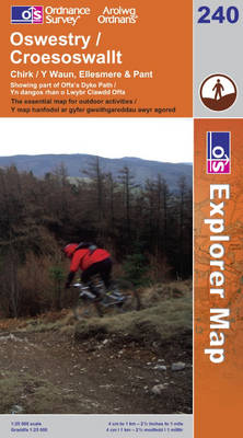 Oswestry / Croesoswallt - OS Explorer Map Sheet 240 (Sheet map, folded)