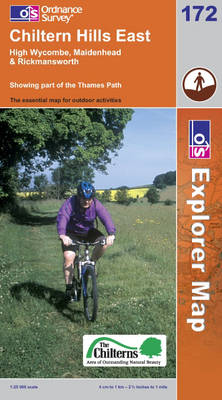 Chiltern Hills East - OS Explorer Map Sheet 172 (Sheet map, folded)