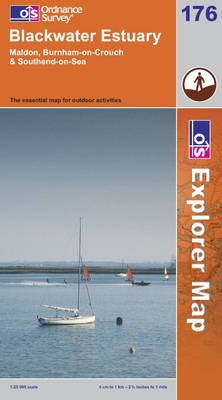 Blackwater Estuary - OS Explorer Map Sheet 176 (Sheet map, folded)
