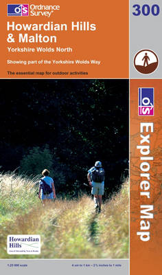 Howardian Hills and Malton - OS Explorer Map Sheet 300 (Sheet map, folded)