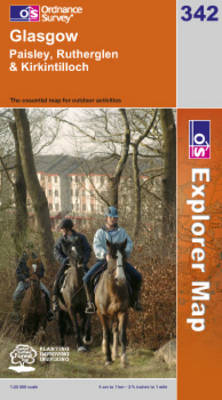 Glasgow - OS Explorer Map Sheet 342 (Sheet map, folded)