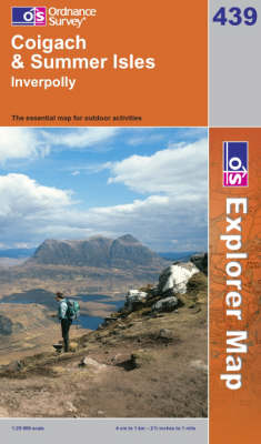 Coigach and Summer Isles - OS Explorer Map Sheet 439 (Sheet map, folded)