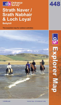 Strath Naver / Strath Nabhair and Loch Loyal - OS Explorer Map Sheet 448 (Sheet map, folded)