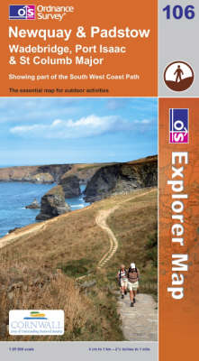 Newquay and Padstow - OS Explorer Map Sheet 106 (Sheet map, folded)