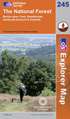 The National Forest - OS Explorer Map Sheet 245 (Sheet map, folded)