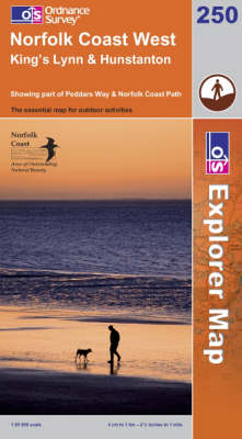 Norfolk Coast West - OS Explorer Map Sheet 250 (Sheet map, folded)
