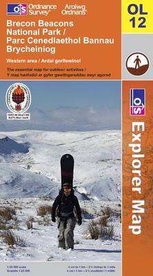 Brecon Beacons National Park: Western and Central Areas - OS Explorer Map Sheet OL12 (Sheet map, folded)