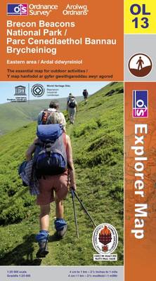 Brecon Beacons National Park: Eastern Area - OS Explorer Map Sheet OL13 (Sheet map, folded)