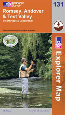 Romsey, Andover and Test Valley - OS Explorer Map Sheet 131 (Sheet map, folded)