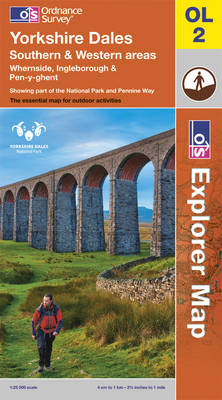 Yorkshire Dales - OS Explorer Map OL02 (Sheet map, folded)