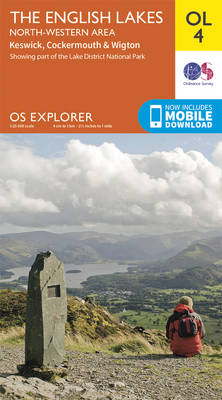 The English Lakes - North-Western Area, Keswick, Cockermouth & Wigton - OS Explorer Map OL 04 (Sheet map, folded)
