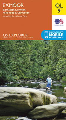 Exmoor, Barnstaple, Lynton, Minehead & Dulverton - OS Explorer Map OL 09 (Sheet map, folded)