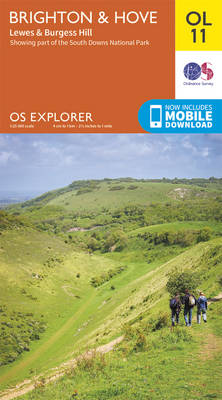 Brighton & Hove, Lewes & Burgess Hill - OS Explorer Map OL 11 (Sheet map, folded)