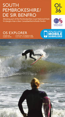 South Pembrokeshire / De Sir Benfro - OS Explorer Map OL 36 (Sheet map, folded)